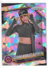 2025 Panini Prizm Cracked Ice Sarah Ashlee Barker Variation RC #142 WNBA Sparks
