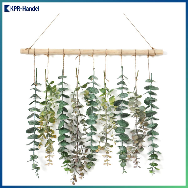 KüNstliche Eukalyptus HäNgepflanzen FüR Deko Indoor Outdoor 2 StüCk-image