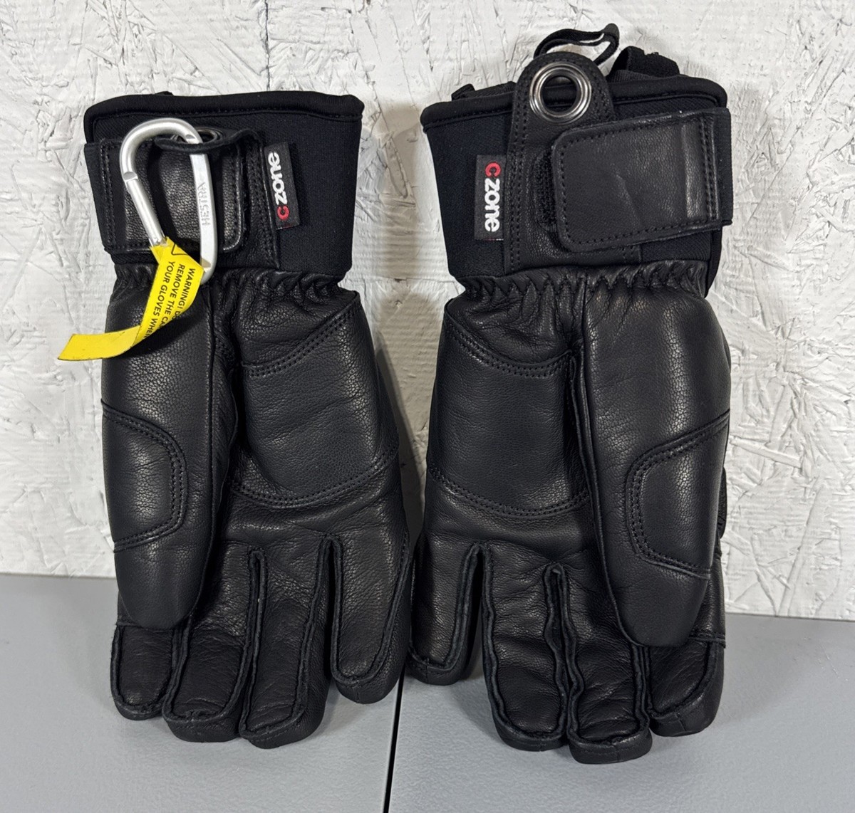 Hestra CZone 5-Finger Leather Glove, Vertical Cut, Unisex Size 7