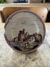 Porte-menu faïence Porte Carte De Table Ancien Peint A La Main