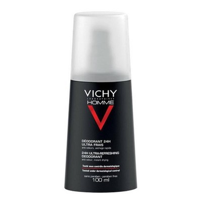 Herren Vapo Deodorant 100ml - Ultra Frisch, Dermoreinigend, 24 Stunden Wirksamkeit,