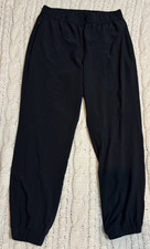 Banana Republic Womens Black Joggers Elastic Waist Pockets Pull On Size Medium