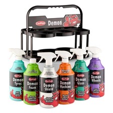 Demon Shield Car Wash Kit Carrier Bundle Tyre Shine Wheel Cleaner