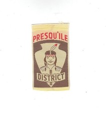 Canada Presqu'ile District woven 1950s - mint
