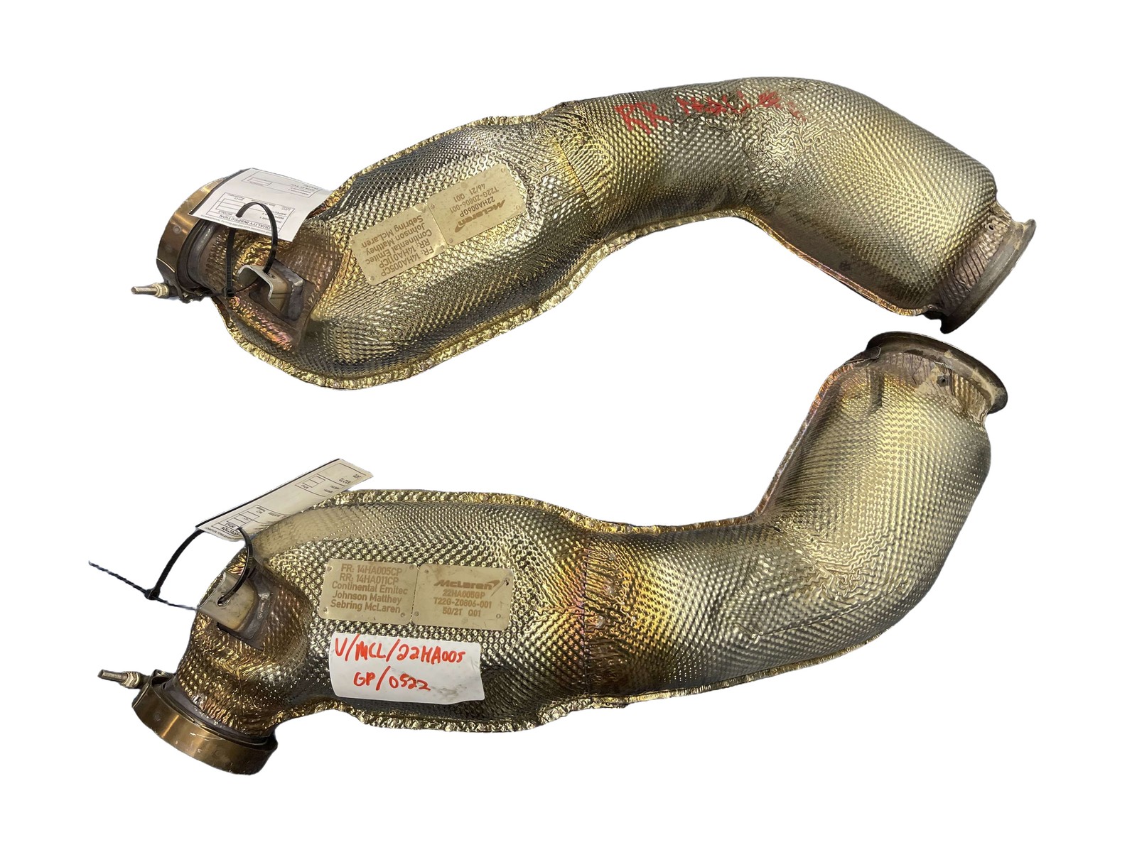 McLaren GT 2020-2023 Right Catalytic converter sets Set