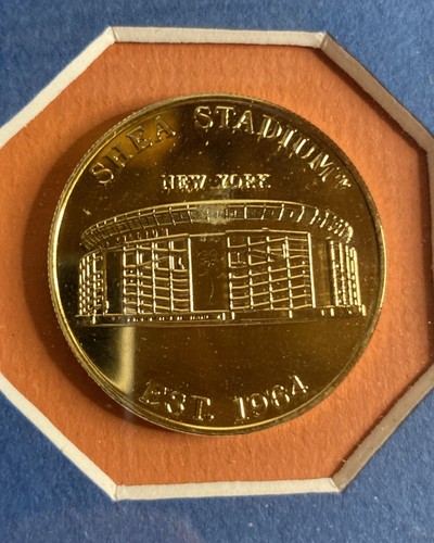 Gerahmte Plakette Shea Stadium New York Mets Foto Münzen Tickets 1964-2008 - Bild 4 von 9