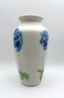Tiffany & Co. 青いフラワーベース Tiffany & Co Tiffany Blossom Vase 2001 Made in England Blue Floral
