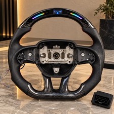Led Carbon Fiber Steering Wheel Dodge Charger Challenger Durango 2015 Srt