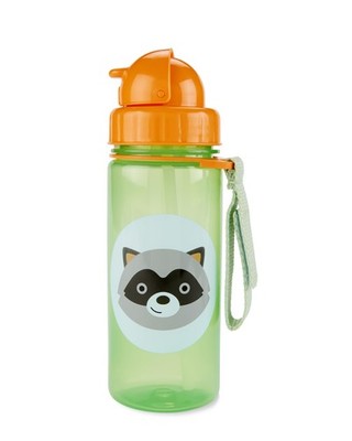 Zoo Bouteille à paille   Raton laveur