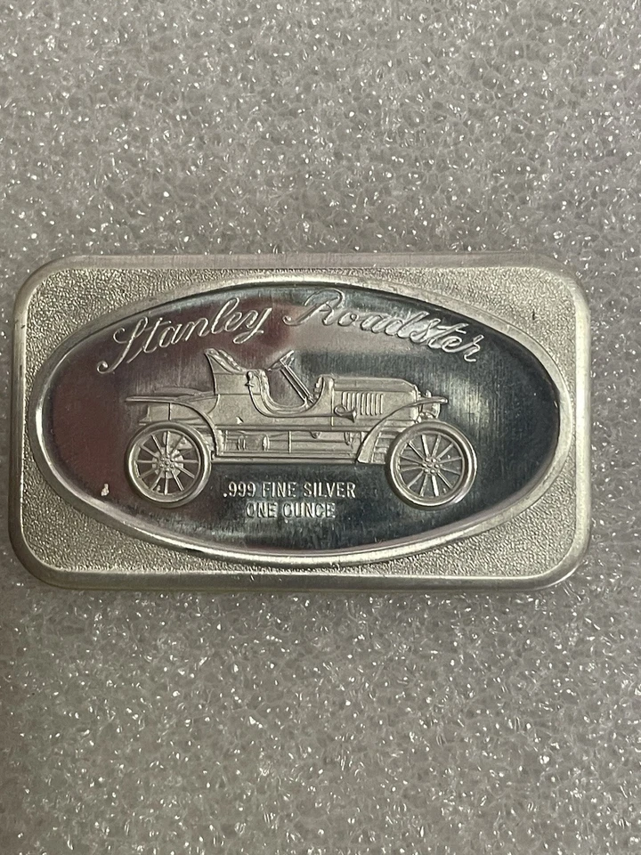 Vintage Stanley Roadster- 1 Troy Oz .999 Fine Silver Bar-Madison Mint - Image 2 of 4