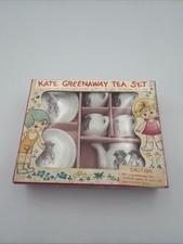 VTG Kate Greenaway Toy China Tea Set in Original Box, Made in Japan for Shackman