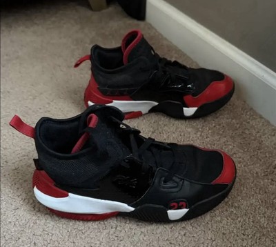 Air Jordan Stay Loyal 2 Big Kids BasketBall Shoes Black White Red size 5