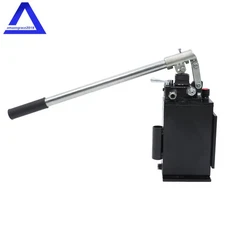 2.7 Cid Hydraulic Piston Hand Pump With Valve For Double Acting Cylinder 3 Quart
