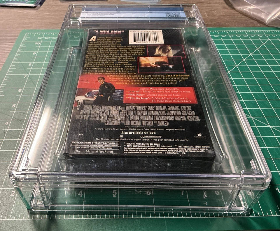 Gone in 60 Seconds (VHS, 2001, Exclusive Video Bonus Edition) CGC 9.4 SEALED - Image 4 of 4