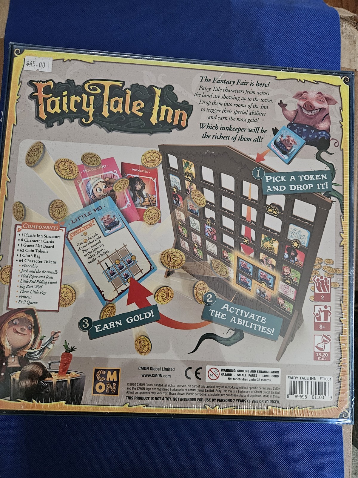 Fairy Tale Inn Board Game (2021) by CMON – 2 Player Strategy – New