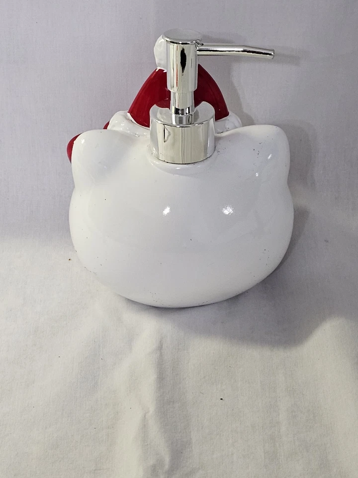 NEW  Hello Kitty with Red Santa Hat Christmas Soap Lotion Pump Dispenser - Image 4 of 4