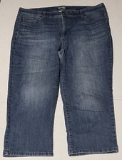 Terra  Sky Blue Capri Pants Boyfriend Style Women  s Size 16W