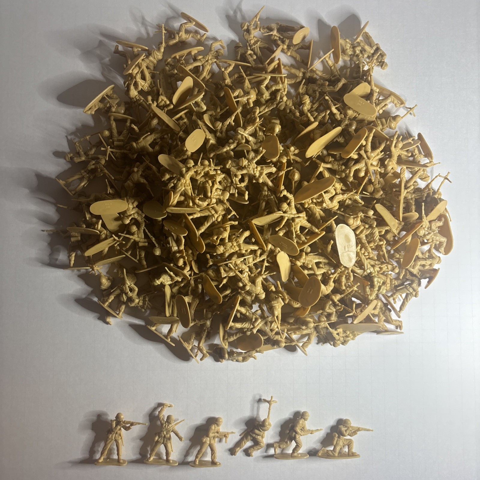 200+ Figures! WW2 German Infantry Plastic Army Men Tan 1/35 Classic Toy Soldier