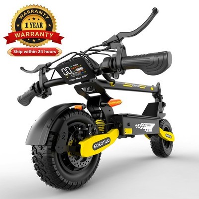EOEOTWO Electric Scooter for Adult 48V23.4AH 30MPH 11'' Off-road 1200W E-Scooter