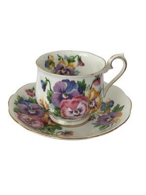 Vintage Queen Anne  Spring Melody  Fine Bone China Teacup & Saucer Set   England