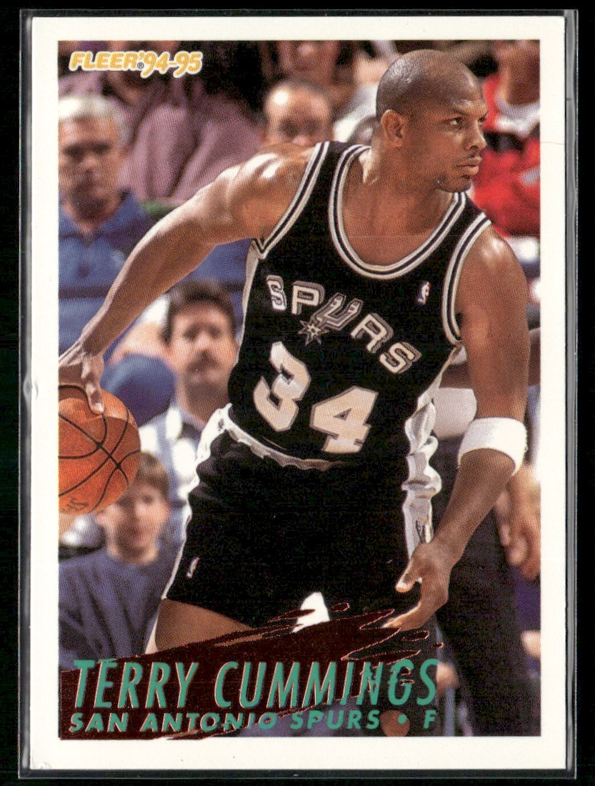 1994-95 FLEER TERRY CUMMINGS SAN ANTONIO SPURS #203
