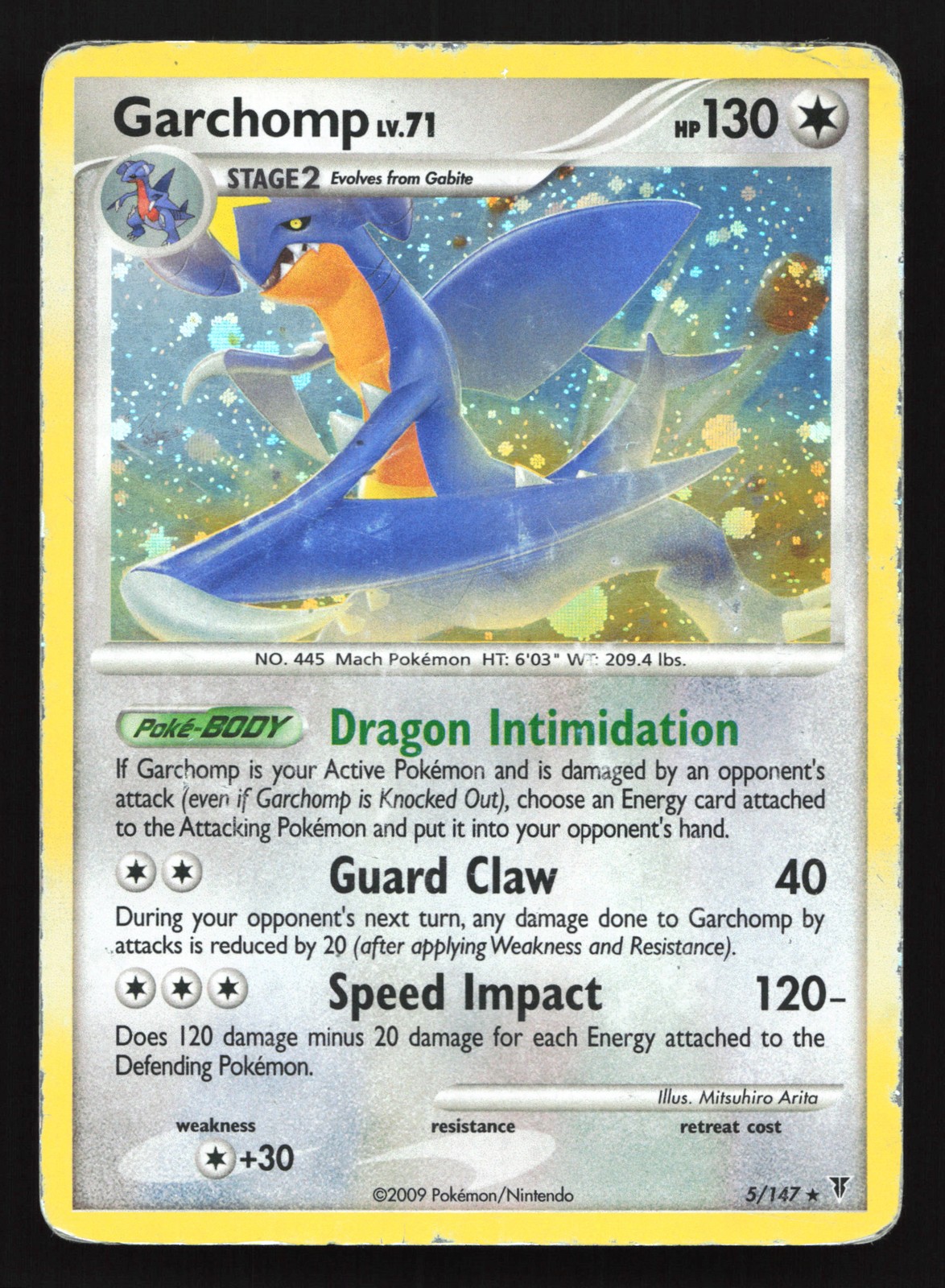 Garchomp 5/147 Supreme Victors Holo Rare Pokemon Card