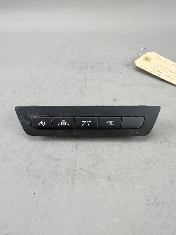 09-18 BMW F10 F12 Left Dash Driver Assist Lane Departure Control Panel OEM