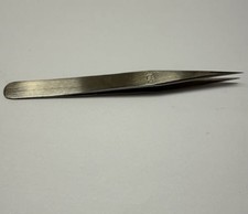 TWEEZERS MM STAINLESS STEEL ANTI-ACID 5" FINE TIP