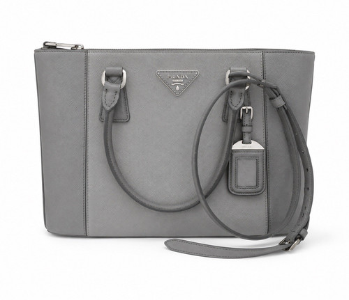 Prada Saffiano Lux Galleria Double Zip