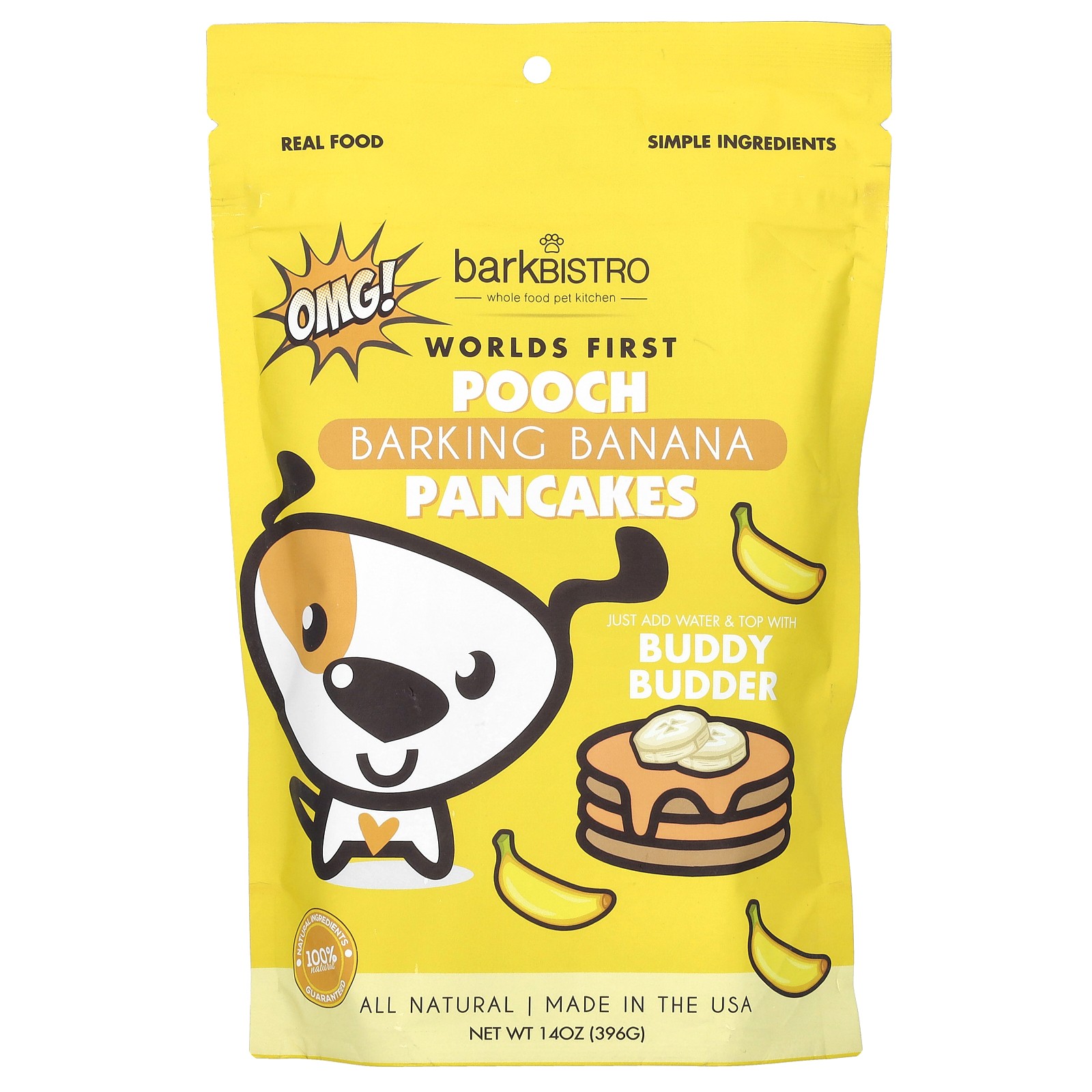 Worlds First Pooch Pancakes, Barking Banana, 14 oz (396 g)