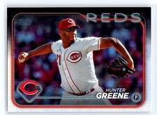 2024 Topps #119 Hunter Greene Rainbow Foil