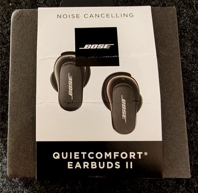 Bose QuietComfort Earbuds II In-Ear Wireless Headphones - Black