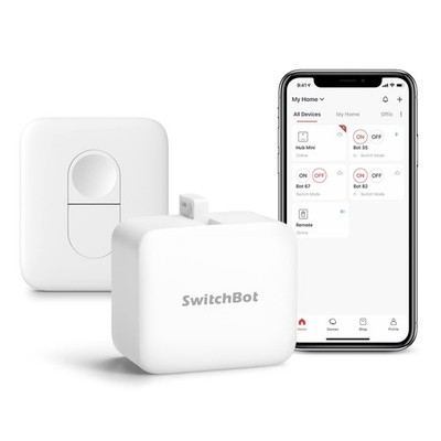 Switchbot Smart Switch Button Pusher (Bluetooth)   Fingerbot for Rocker... 
