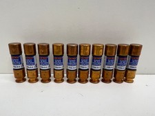 LOT OF 10 NEW OLD STOCK BUSSMANN 6A TIME-DELAY FUSES FRN-R-6