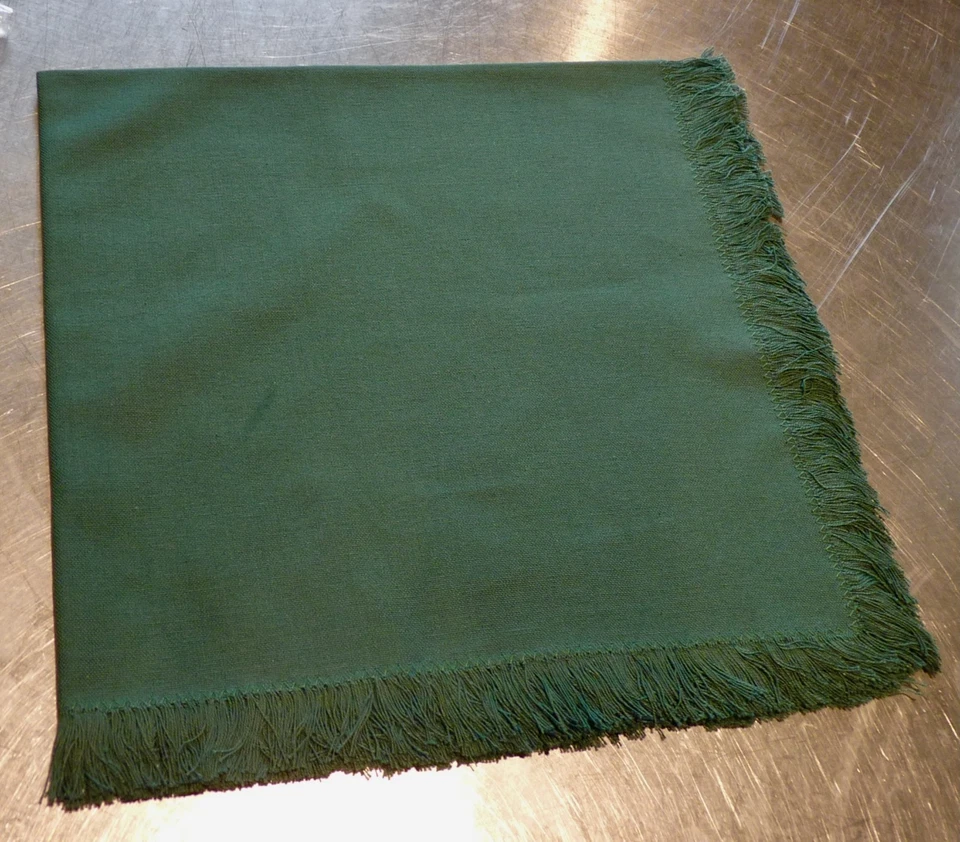 12 servilletas artesanales con flecos de algodón orgánico de pino ahumado de caja y barril $120 ¡NUEVAS CON ETIQUETAS! Foto 4 de 4