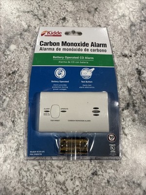 Kidde Carbon Monoxide Alarm Battery Operated: 9CO5-LP2 - New