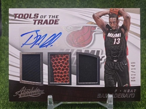 Bam Adebayo 2017-18 Panini Absolute Tools Of The Trade Rookie Auto RC #/149 Heat