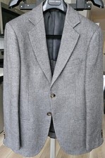 Giorgio Armani Mens Grey Silk /Cashmere Jacket Size 48 Italy