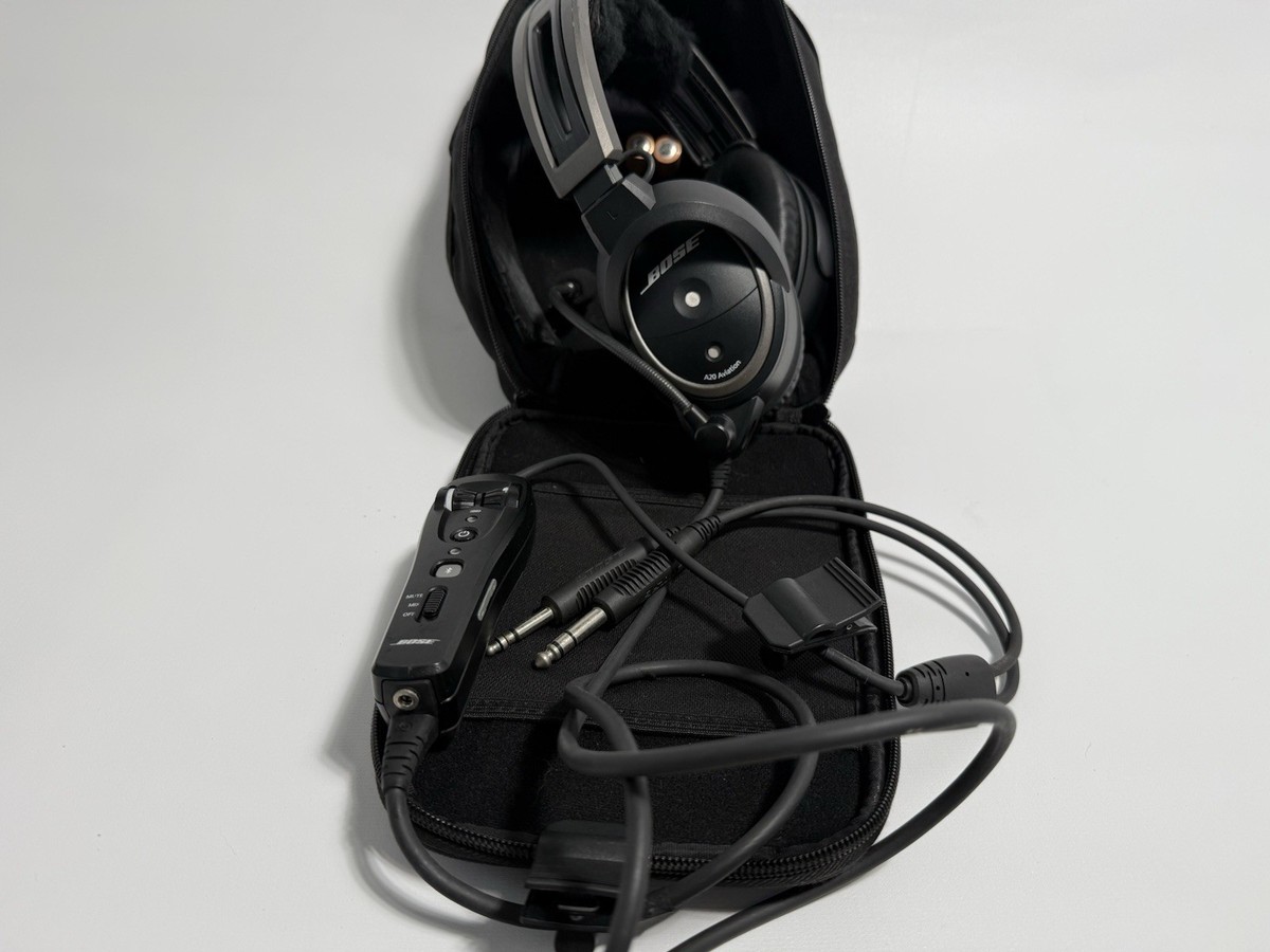 BOSE A20 Bluetooth有り Bose A20 Aviation Headset with Bluetooth, dual cable, and case | eBay