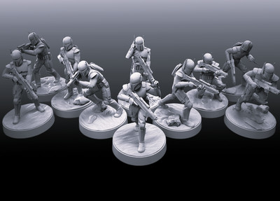 Star Wars Legion Clan Wren Unit Expansion Proxy Models