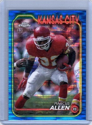 2024 Topps Chrome #94 Marcus Allen Blue Sonar Refractor #/150