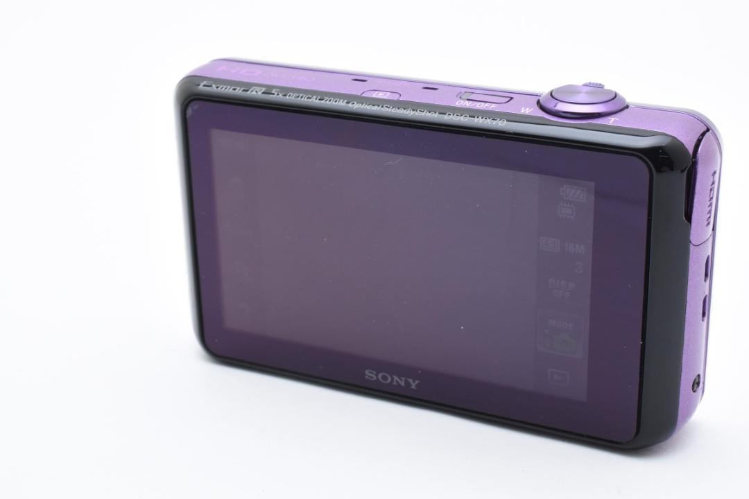 Sony Cyber-Shot Dsc-Wx70 Violet Works Ok | eBay