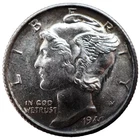 1940-S Mercury Dime BU
