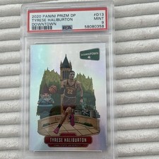 Panini 2020 Prizm Draft Picks Downtown Tyrese Haliburton #D-13 PSA 9 NCAA