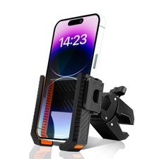 Bike Phone Holder Motorcycle Phone Mount, Handlebar Cell Phone Clamp, Phone M...