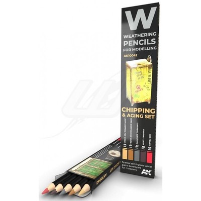 [FR] AK INTERACTIVE Watercolor Pencil Set Chipping - AKIAK10042