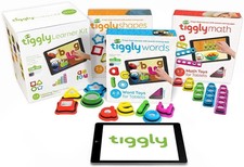 Tiggly Learner Kit Math Ages 3-7 Words Ages 4-8 Shapes Ages 2-5 Interactive