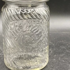JUMBO Peanut Butter Pint Glass Jar w/Lid The Frank Tea & Spice Co.