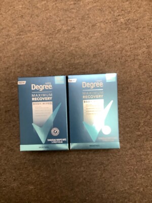 20*Degree Men Maximum Recovery Body Wipes 10xl Menthol