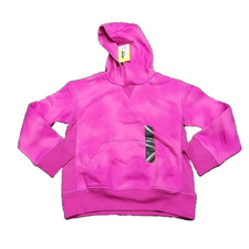 Boys Fleece Hooded Sweatshirt X-Small Size 4/5 XS Pink Pullover